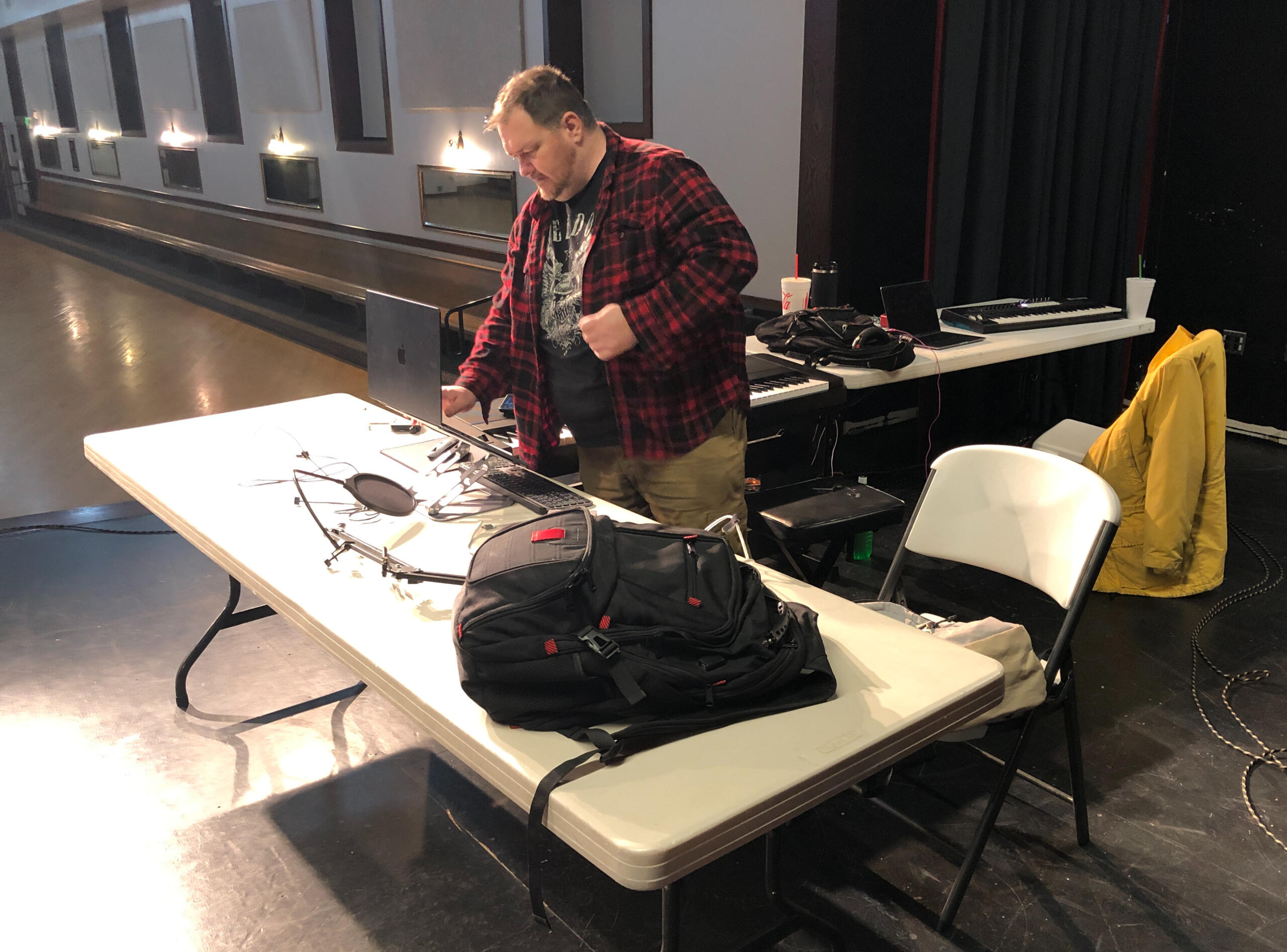 Rob Pemberton Setting Up